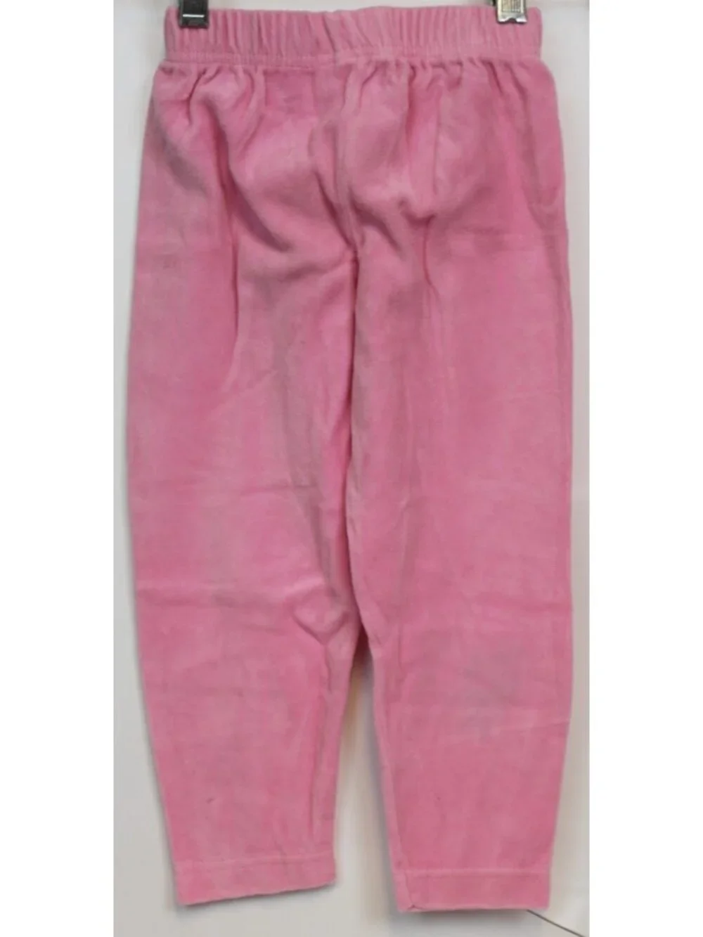 Vtg 90s Healthtex 4T Pink 2pc Shirt Pants Plaid Velour Turtleneck Polar Bear